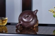 《竹節(jié)石瓢》宜興紫砂壺石瓢高級(jí)工藝美術(shù)師手工紅砂紫泥茶壺茶具