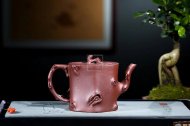 《高梅樁》宜興紫砂壺名家高級工藝美術(shù)師手工底槽青梅樁泡茶壺茶具