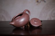 《紫韻》宜興紫砂壺助理工藝美術師手工茶壺茶具紫泥紫韻