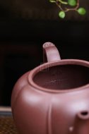 《荷趣》宜興紫砂壺助理工藝美術(shù)師手工茶壺茶具紫泥