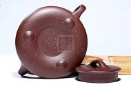 《金砂玉璧》宜興紫砂壺工藝美術師茶具紫泥鋪砂