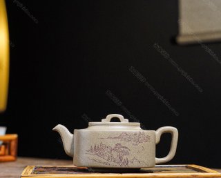 美壺推薦！品名：四方玉鎖作者：工藝美術