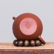 《竹塢》名家助理工藝美術師全手工花器底槽青紫砂壺竹塢350cc