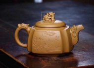 《龍尊》宜興紫砂壺民間實(shí)力派藝人手工泡茶壺茶具黃金段