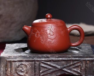 寬口石瓢(龍鳳呈祥) 寬口石瓢(龍鳳呈祥)