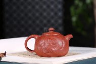 《魚化龍供春》宜興紫砂壺高級工藝美術(shù)師手工茶壺茶具大紅袍供春