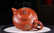 《獅韻》紫砂壺全手工茶壺老師小紅泥，絞泥（段泥、紫泥、綠泥等）壺