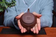 《一團(tuán)和氣》宜興紫砂壺全手工泡茶壺工藝美術(shù)師大師紫泥