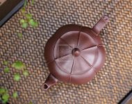 《荷趣》宜興紫砂壺助理工藝美術(shù)師手工茶壺茶具紫泥