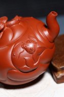 《魚化龍》宜興紫砂壺魚化龍紫砂泡茶壺朱泥手工工藝美術師紫砂茶具