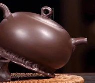《葉下塘秋》宜興工藝美術師手工紫砂壺茶壺老師制紫泥