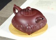 《福臨門》宜興高級工藝美術師手工紫砂壺全手工底槽青泡茶壺
